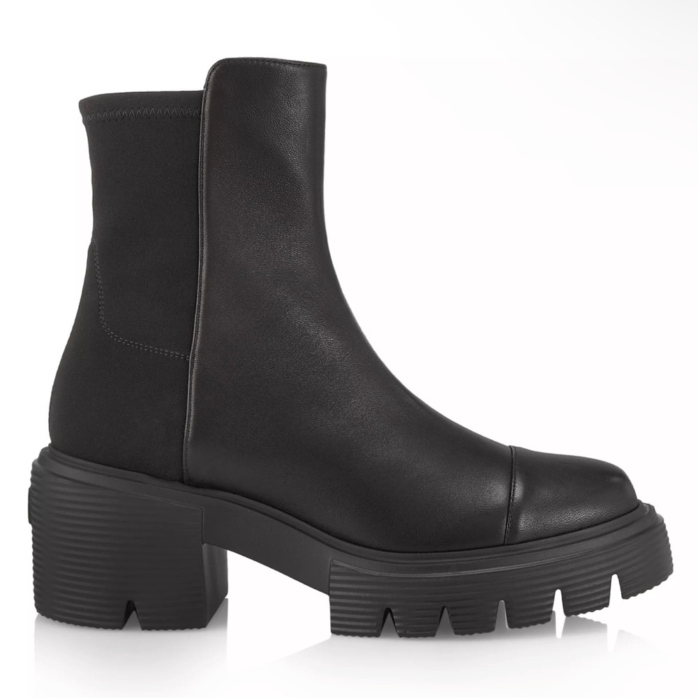 Stuart Weitzman Womens 5050 Soho 70MM Leather Booties
